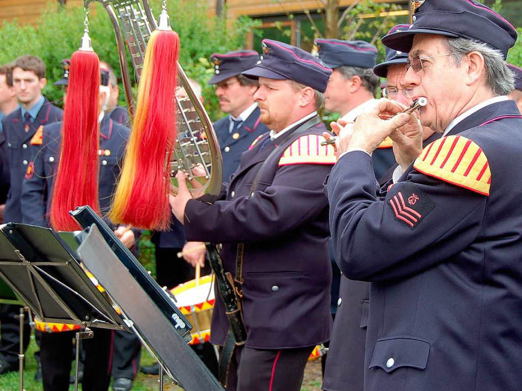 Spielmannzug der Feuerwehr.