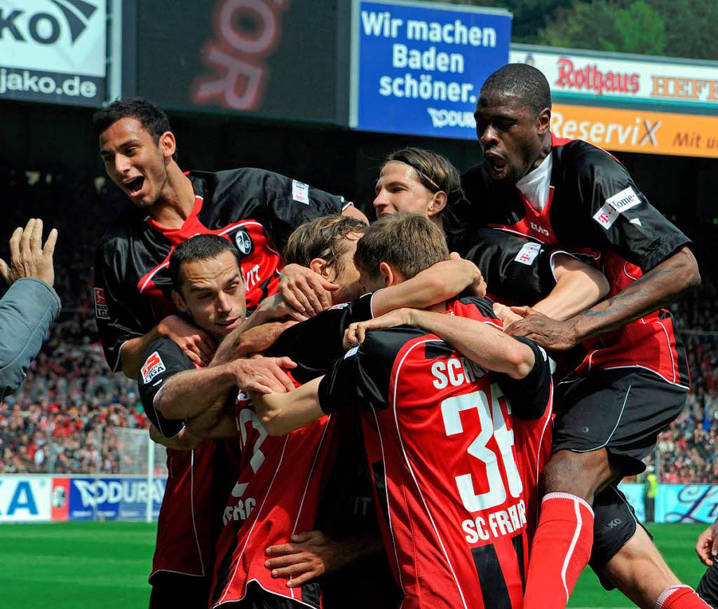 1:0- Jubel SC Freiburg
