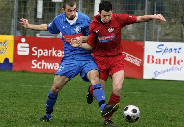 Der Bad  Drrheimer   Patrick Anders (...:0-Fhrung fr den Hegauer FV erzielt.  | Foto: Reinhardt