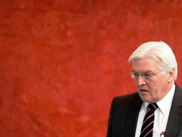 Frank-Walter Steinmeier fhrt nicht nach Genf  | Foto: ddp