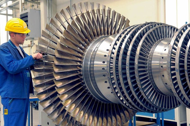 Turbinenproduktion bei Siemens in Grlitz   | Foto: dpa