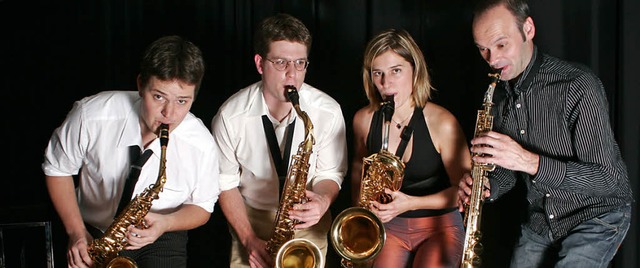 Eine groe musikalische Bandbreite dec...e Musiker des Ensembles Saxofourte ab.  | Foto: VEranstalter