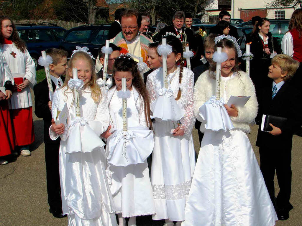 Erstkommunion in Strittmatt. Foto: Peter Palmer