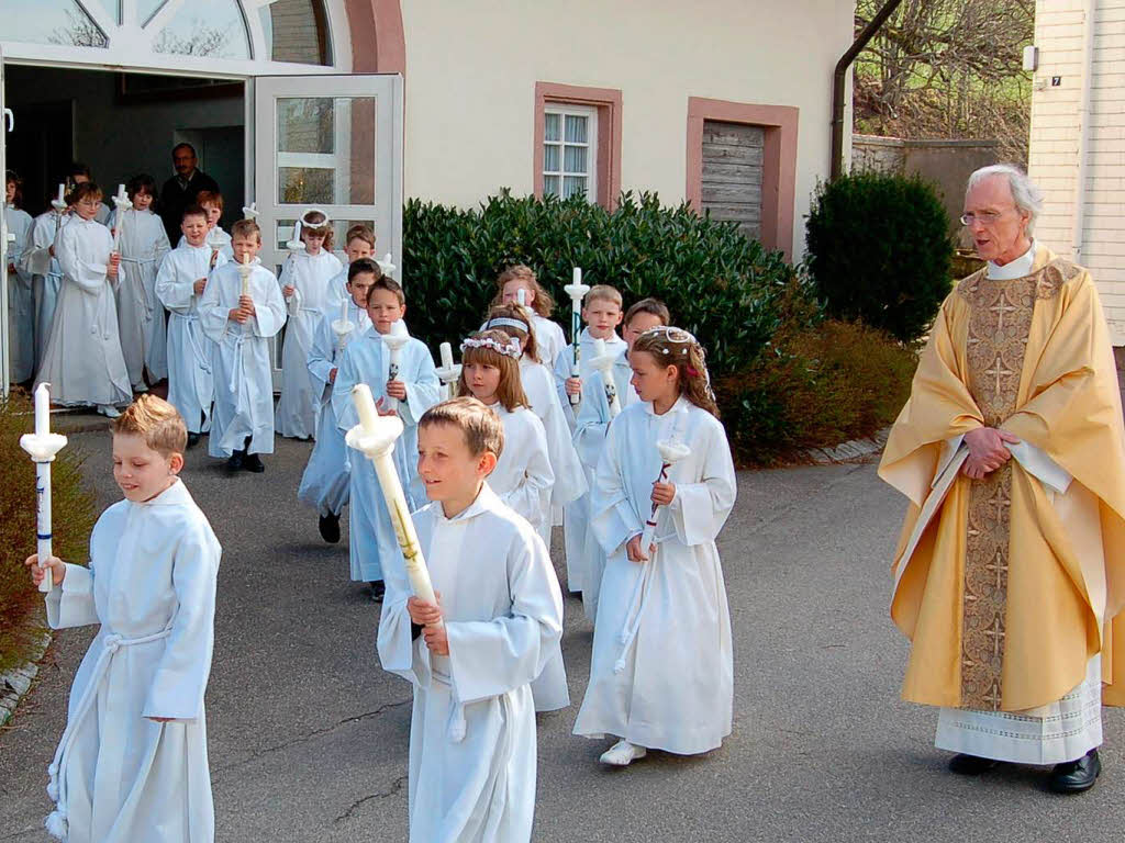 Erstkommunion in Herrischried. Foto: Hans-Dieter Folles