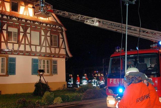 Wohnungsbrand bei Firma Holz-Bolz