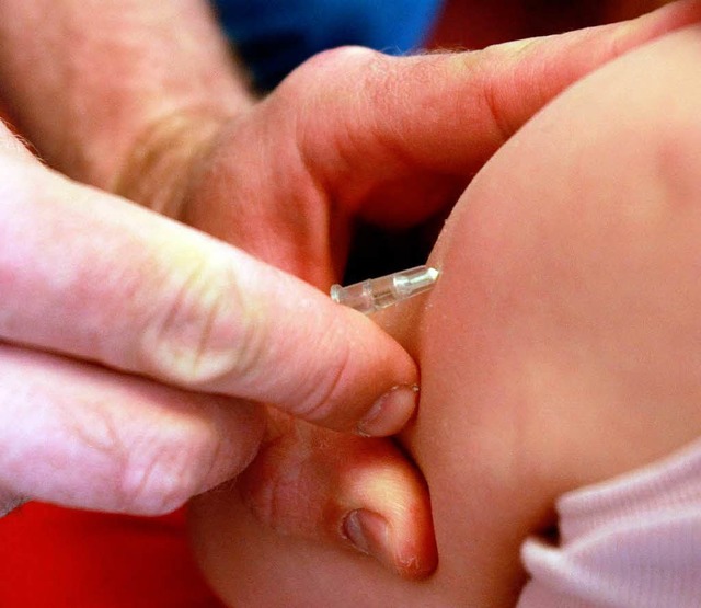 Kleiner Stich, groe Wirkung:  Impfen schtzt vor Masern.  | Foto: dpa