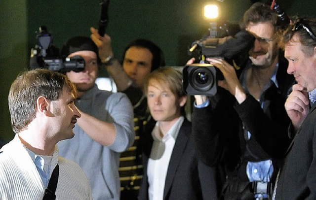 Tter oder Justizopfer? Harry Wrz im ...erlicht vor dem Prozess  in Mannheim.   | Foto: dpa