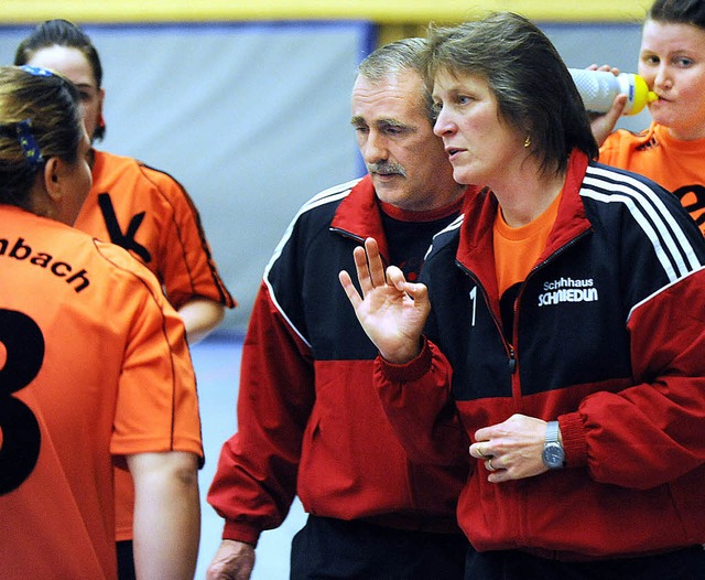 Das Trainergespann Beate Czok (rechts)...des TV Brombach letztmals betreuen.     | Foto: Schn