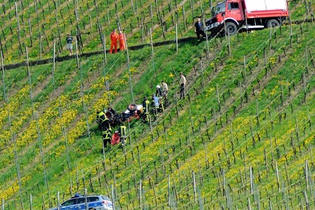 Tdlicher Traktorunfall im Weinberg