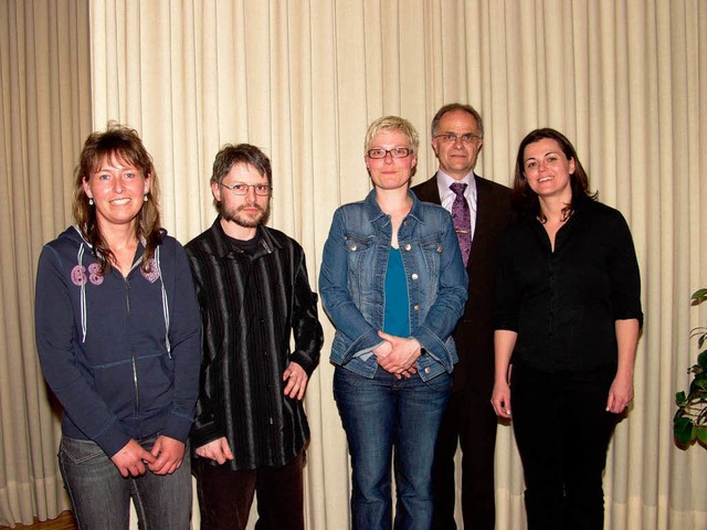 <Bildtext>Die Preistrger (von links) ... Rmmele,  Carolyn Oesterle</Bildtext>  | Foto: Silke Hartenstein