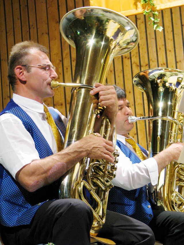 Viel Luft brauchen die Tubablser.    | Foto: stefan merkle