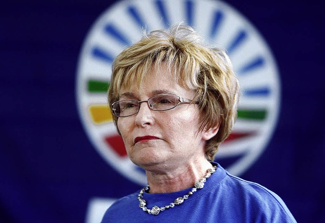 Ministerprsidentin Helen Zille: Die d...nz Western Cape die absolute Mehrheit.  | Foto: DPA
