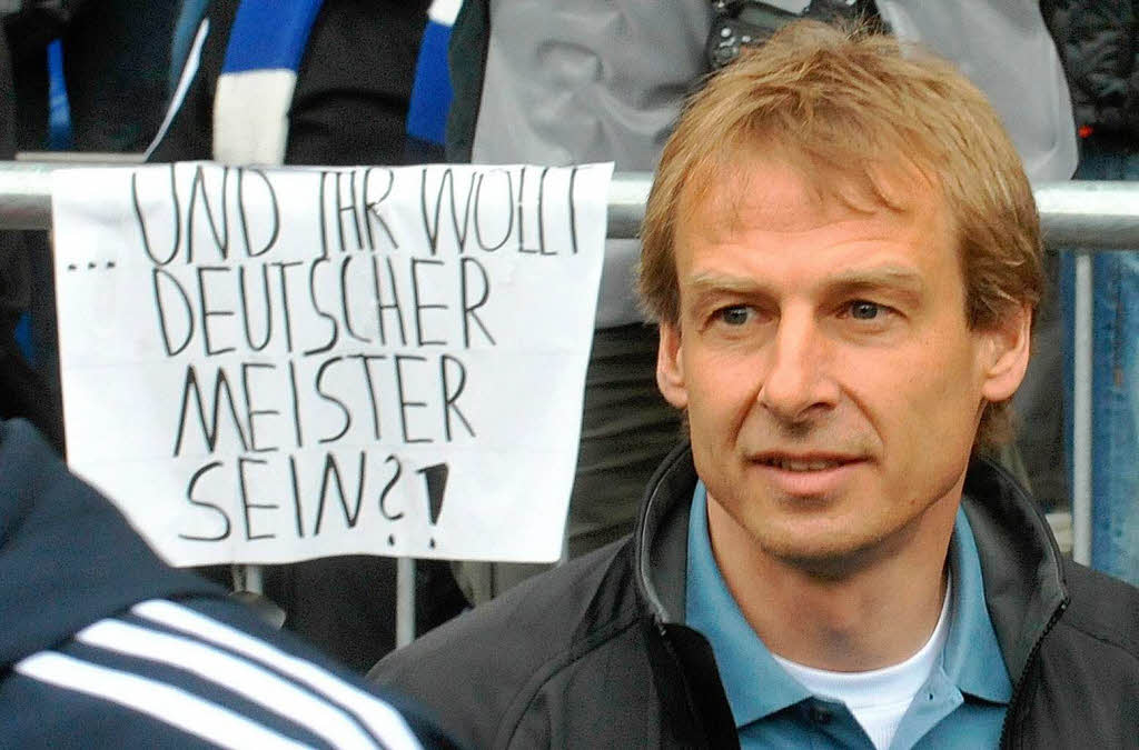 ...und Klinsmanns Kredit bei den Fans endgltig aufgebraucht.