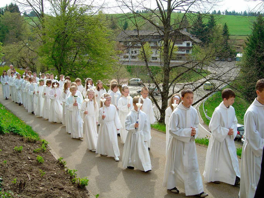 Erstkommunion in Rickenbach. Foto: Kirsten Lux