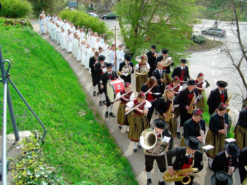 Erstkommunion in Rickenbach. Foto: Kirsten Lux