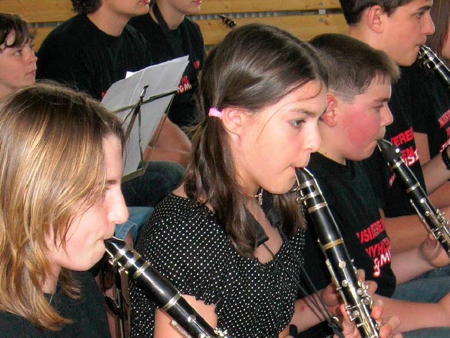 Jugendvorspiel  beim Musivrerein Wyhlen  | Foto: Charlotte Bhler-Mller