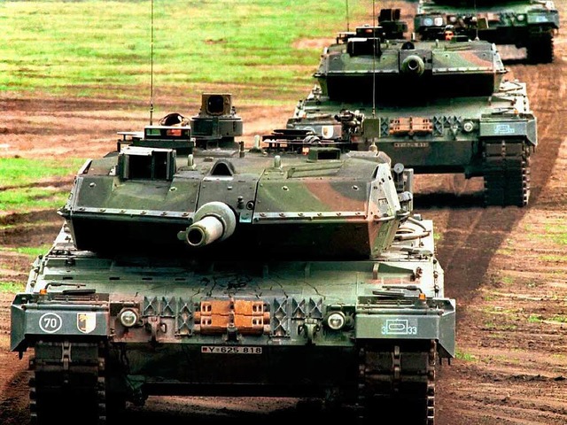 Beliebt bei Rüstungskunden: deutsche Panzer wie der Leopard | Foto: dpa Beliebt bei Rüstungskunden: deutsche Panzer wie der Leopard | Foto: dpa