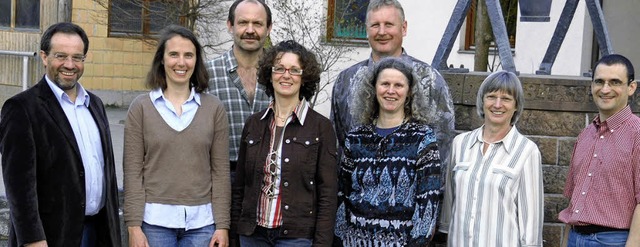 Die Kandidatenriege der Schallbacher S... Wagner, Gisela Stterlin, Dirk Hamm.   | Foto: Privat