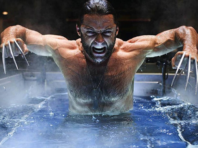 Hugh Jackman spielt Wolverine, das Wesen  mit den ausfahrbaren Kampfkrallen.  | Foto: ddp