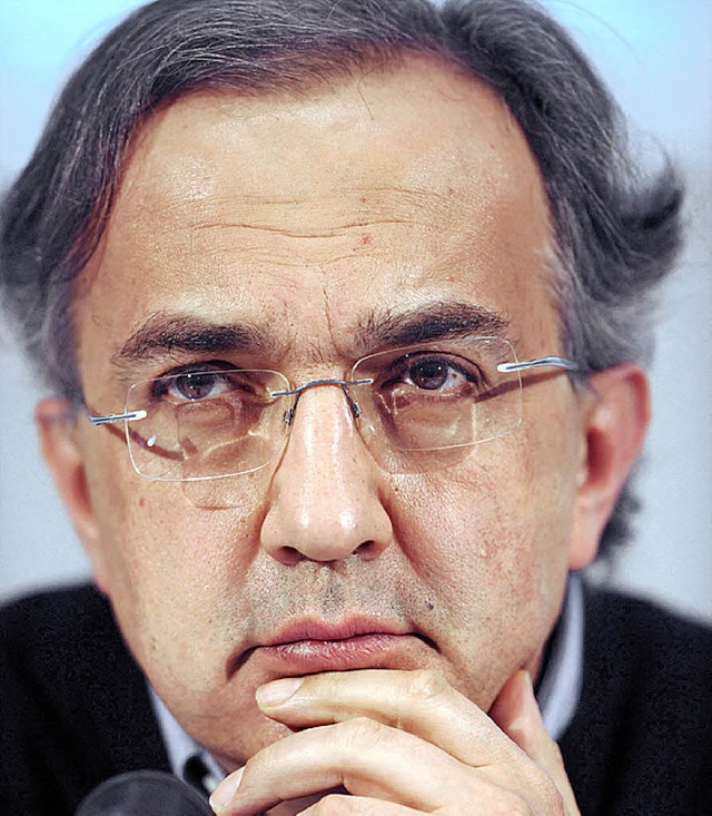Sergio Marchionne will Fiat durch Gre das berleben sichern.  | Foto: AFP