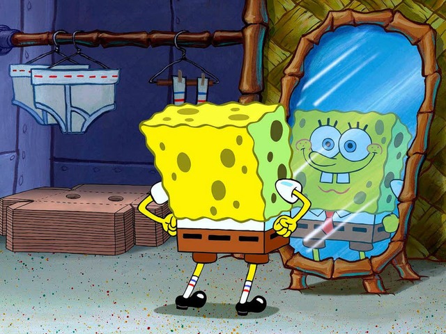 Spongebob, der kleine Schwammkopf, wird 10 Jahre.  | Foto: dpa