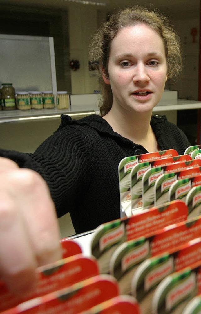 Noelle Glatz zieht mit ihrem Team der ...r Tafel in die Schwarzwaldstrae um.    | Foto: B. Henning