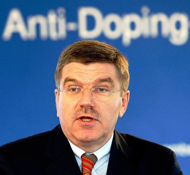 Glaubt, dass es jetzt ganz eng wird f...portler: IOC-Vizeprsident Thomas Bach  | Foto: dpa