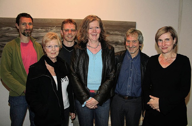 Das neue Vorstandsteam der Waldkircher...ertreterin Ursula Hll (vorne links).   | Foto: Karin Heiss