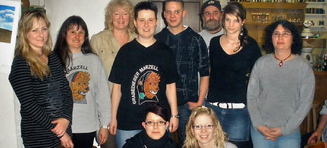 Gut aufgestellt: der Vorstand der Marz...n Angelika Wagner (Dritte von links).   | Foto: Kanmacher