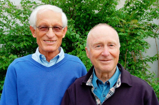 Bewhrte Sulen der Skizunft Mllheim ...iner Erich Dornes und Norbert Doerr.    | Foto: Sigrid Umiger