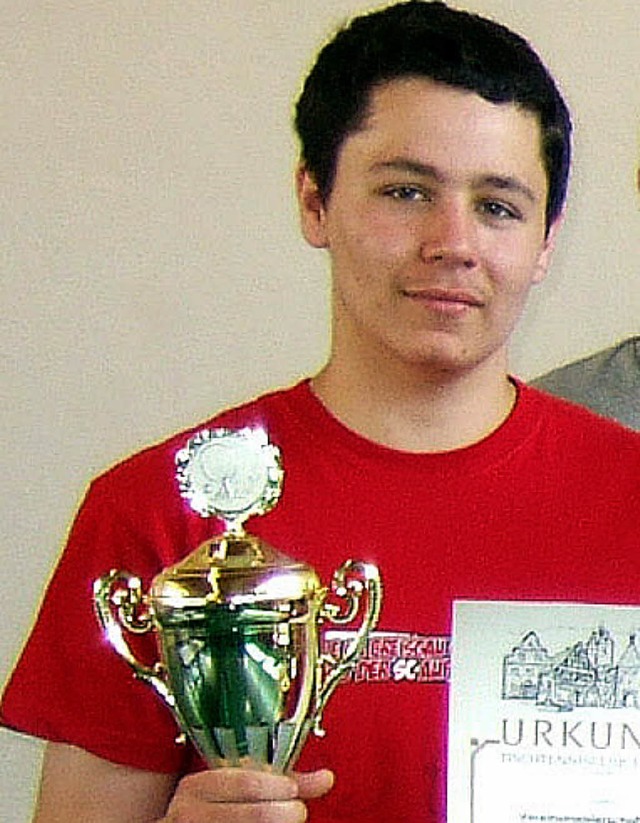 Karim Derrag ist neuer Jugendvereinsmeister des TTC Endingen.  | Foto: Privat