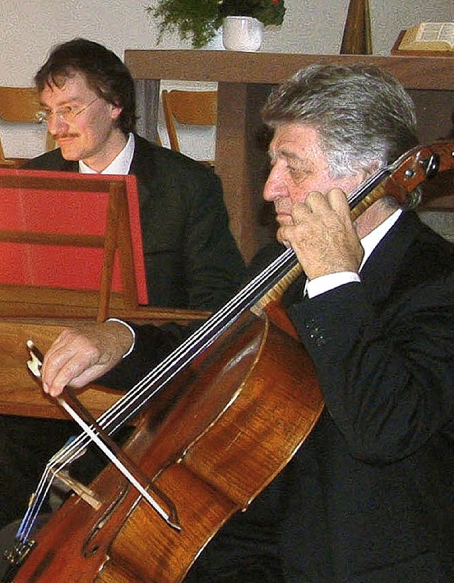 Friidolin Uhlenhut (vorne) und Dieter Lmmlin.   | Foto: Roswitha Frey