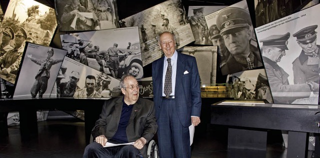 Nachkommen zweier Kriegslegenden, die ...an Parkinson erkrankte Manfred Rommel   | Foto: ddp