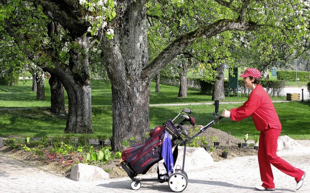 Die  Sommersaison am Golfplatz Obere Alp ist erffnet.     | Foto: Schmitt