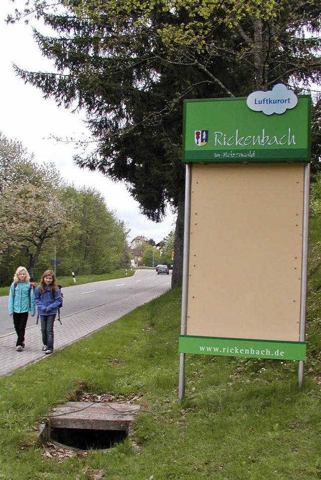 So oder so hnlich knnten die neuen O...gangschilder von Rickenbach aussehen.   | Foto: Wolfgang Adam