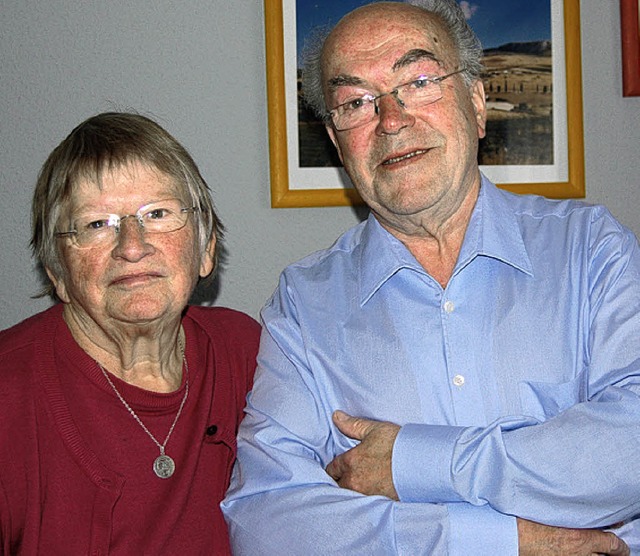 Verena  und Gerold  sind seit 50 Jahren  verheiratet.   | Foto: Berger
