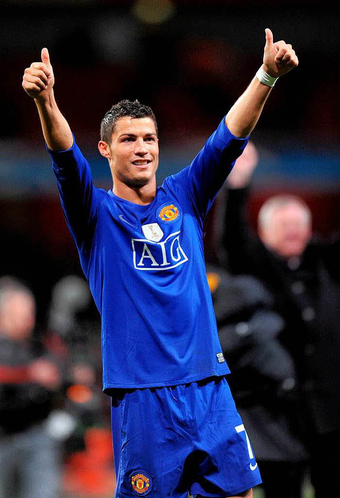 Siegerpose von Cristiano Ronaldo Siegerpose von Cristiano Ronaldo