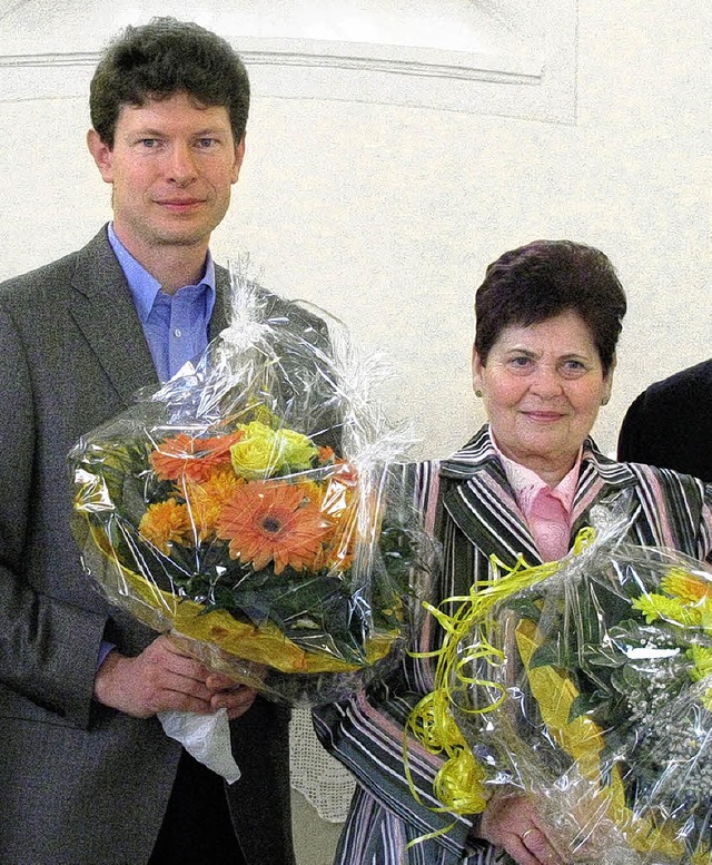 Neu im evangelischen Kirchengemeinderat sind Toralf Richter  und Margret Krane.   | Foto: Gottstein