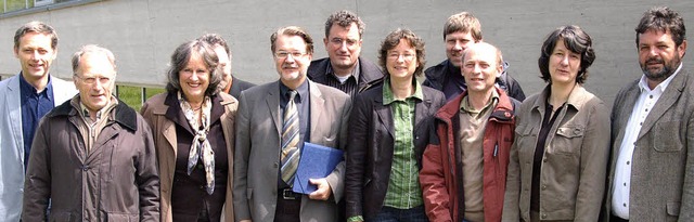Die Grnen-Landtagsabgeordneten Reinho...nde ber Fragen des Umweltschutzes.    | Foto: SENF