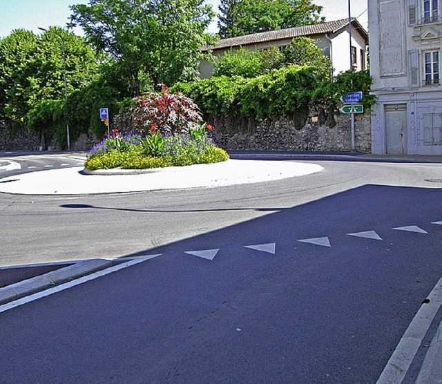 Ein Kreisel in Frankreich: Es geht auch anders, zeigt ein Leser mit diesem Foto.  | Foto: privat