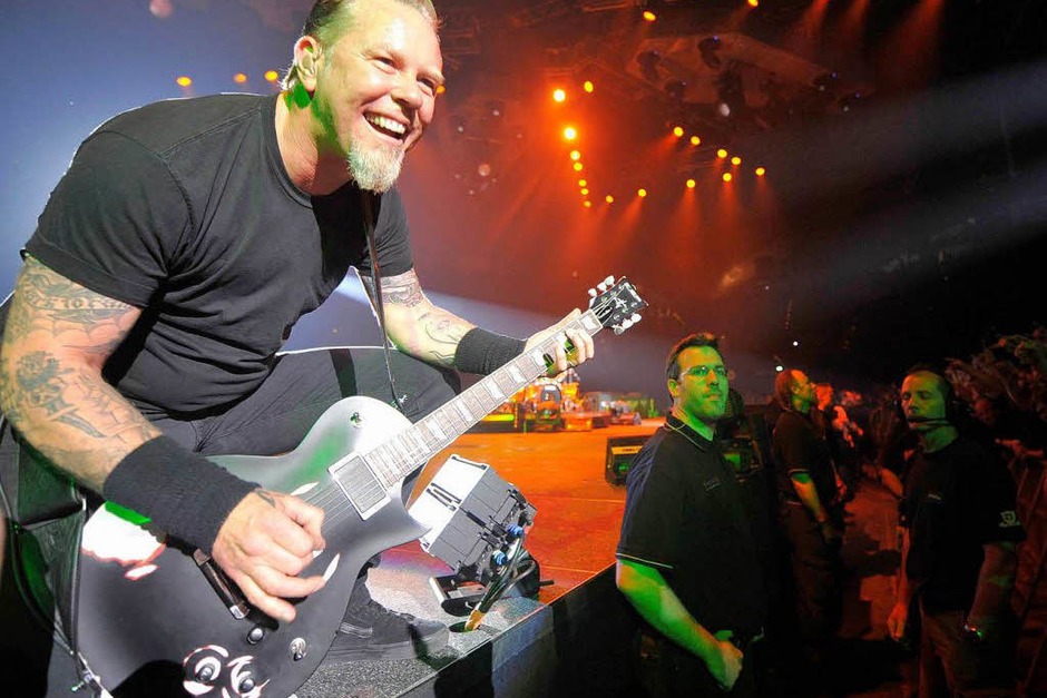 Spielfreudig: Metallica in München. (Foto: ddp) Spielfreudig: Metallica in München. (Foto: ddp)