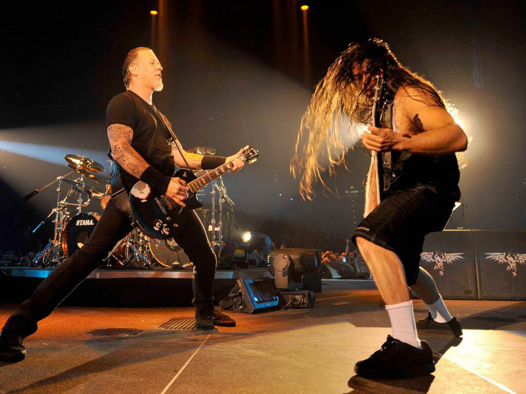 Spielfreudig: Metallica in Mnchen.