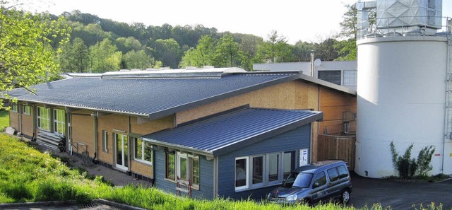 Die neue Werkhalle der Schreinerei Fricker in Wehr  | Foto: old