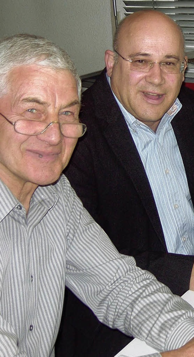 Claus Gnshirt (links) und Walter Bhr    | Foto: Karin Kaiser