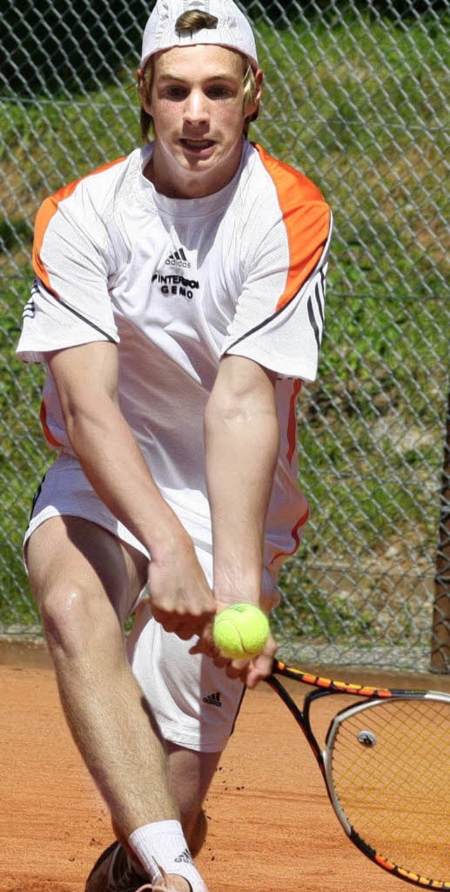 Vom  TC Lrrach  zum TC Rheinfelden: Fabian Beck   | Foto: gerd welte