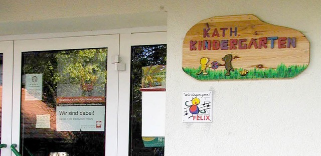 Im Kindergarten Niedergebisbach gibt e...ppe mit fnf Pltzen fr Zweijhrige.   | Foto: WOLFGANG ADAM