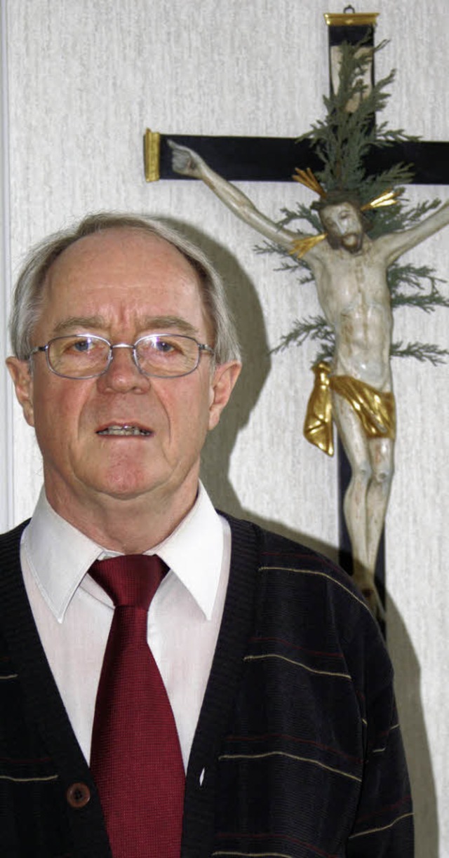 Entscheidung fr Laufenburg noch nie b...Pfarrer Wolfgang Auer wird morgen 70.   | Foto: WERNER PROBST
