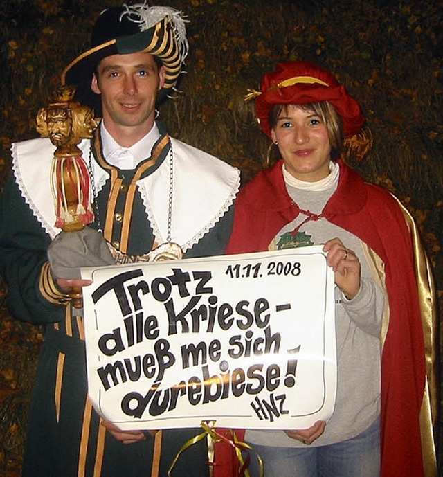 Viel Lob  gab  es  bei der Hauptversam...tenpaar  Dietmar und Stefanie Hohler.   | Foto: Archivfoto:  Rmmele