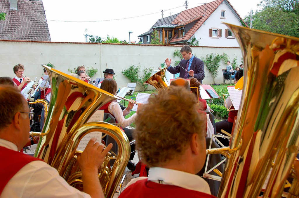 ...ebenso wie der Musikverein.