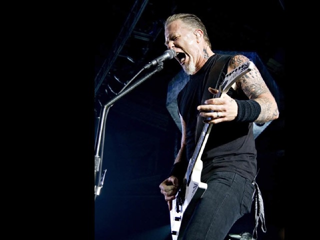 James Hetfield, Snger und Gitarrist der grten Metalband aller Zeiten.  | Foto: Lucia Reck